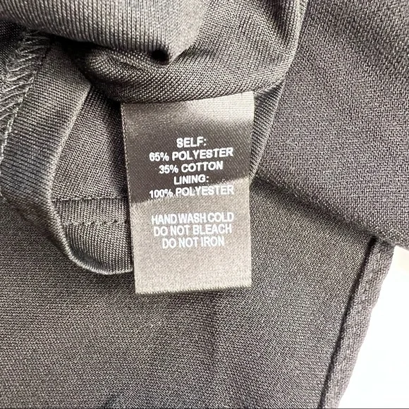 Lulu's Cross Front Sleeveless Norma Swing Skater Dress in Black S - Picture 7 of 8